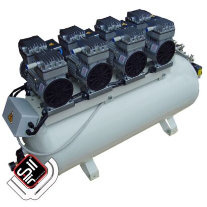 CMD 480-100 Professioneller Druckluftkompressor mit vier Motoren auf einem 100Liter DrucklufttankTank