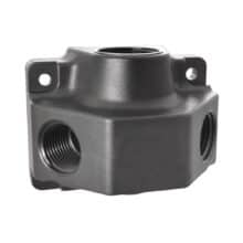 Luftverteilerdose Aircraft P 1/2" + 2 x 1/2"